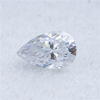Diamond Pear Moissanite